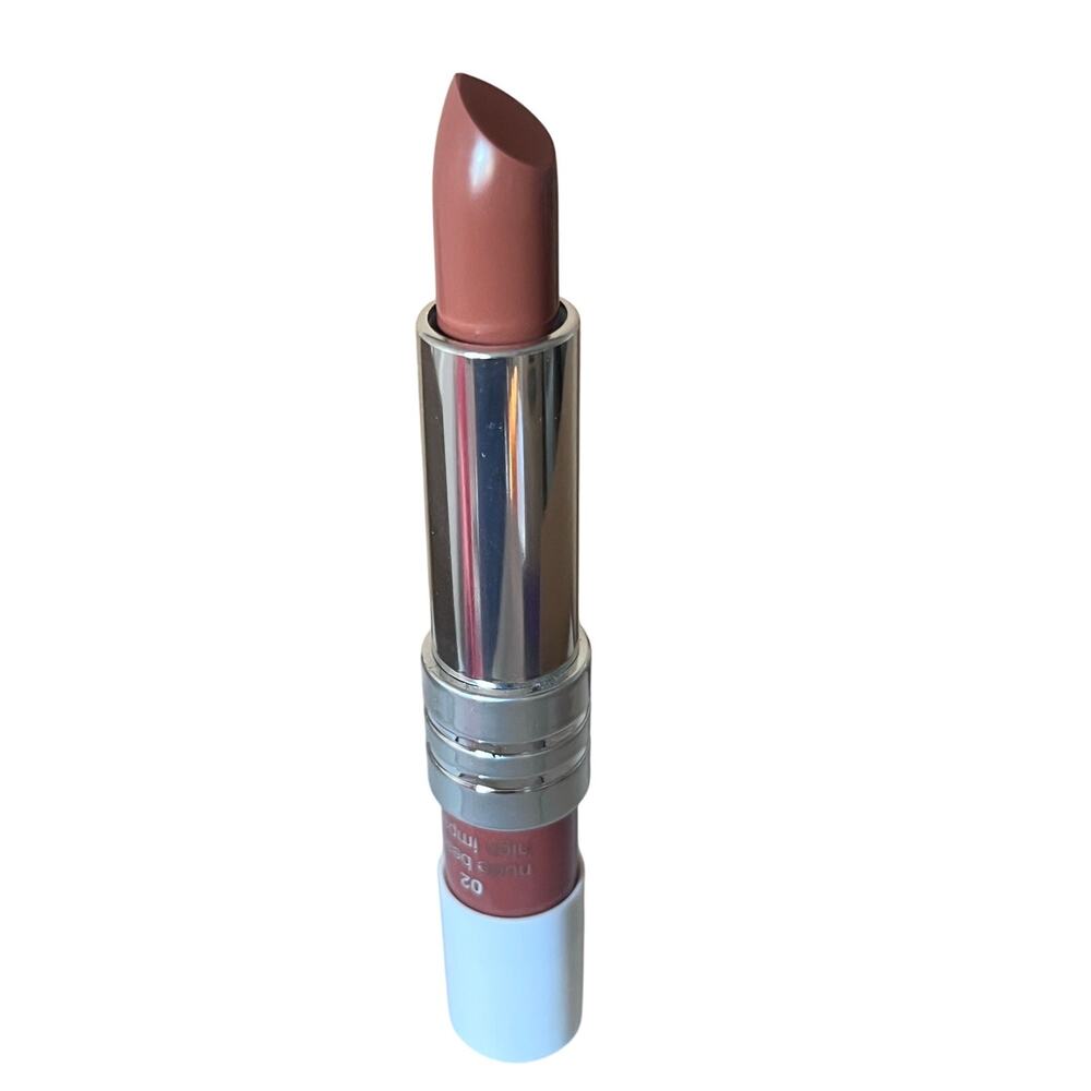 CLINIQUE High Impact Lipstick 02 NUDE BEACH - White Cap HTF